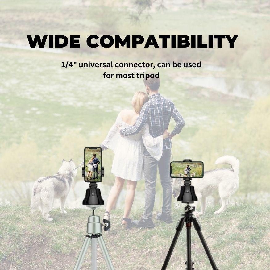 Wide compatibility of 360 Auto Face Tracker Phone Holder