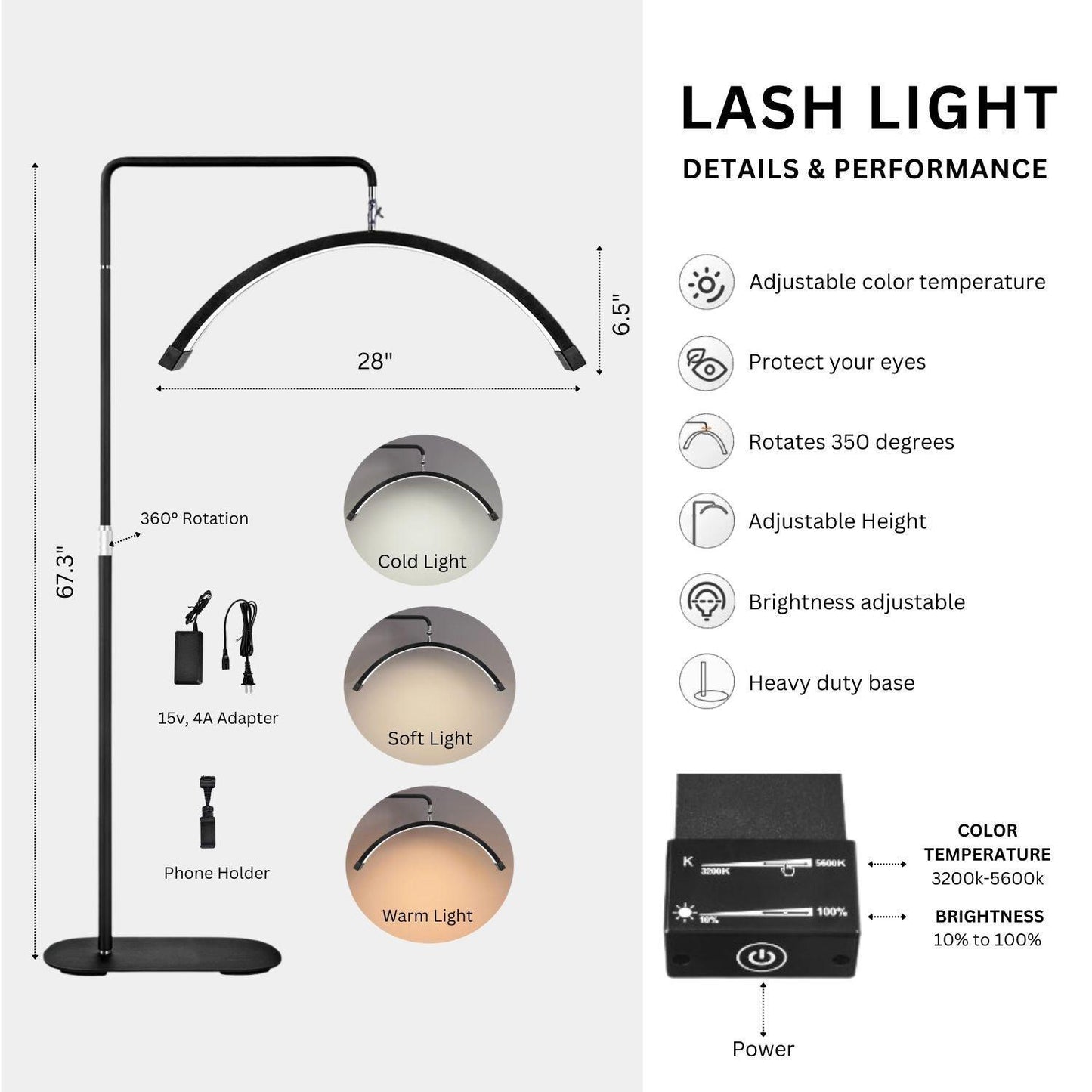 Lash light details and performance