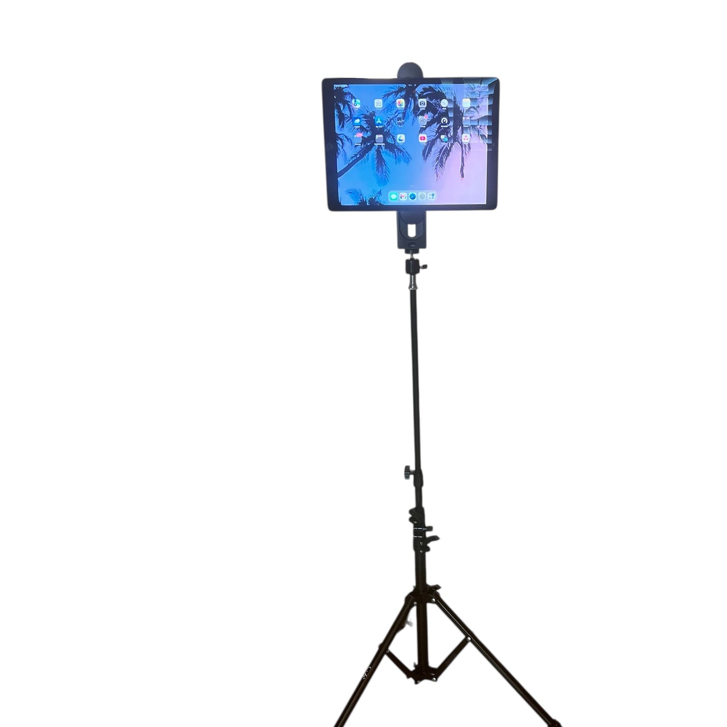 Socialite Elevate Heavy Duty iPad & Smartphone Tripod Stand with Carrying Case – Adjustable 18.9" to 8 Ft, 90° Ball Head Pivot, Universal Tablet & Phone Mount for Photography, Video, Live Streaming & Content Creation