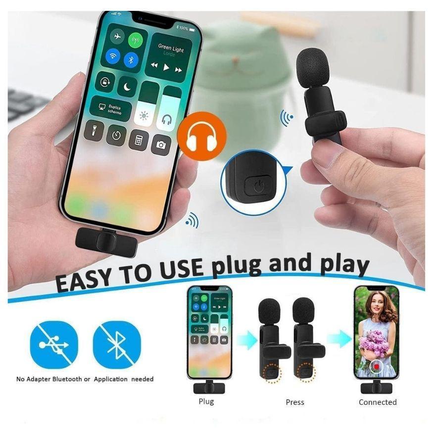 Easy to use  wireless lavalier