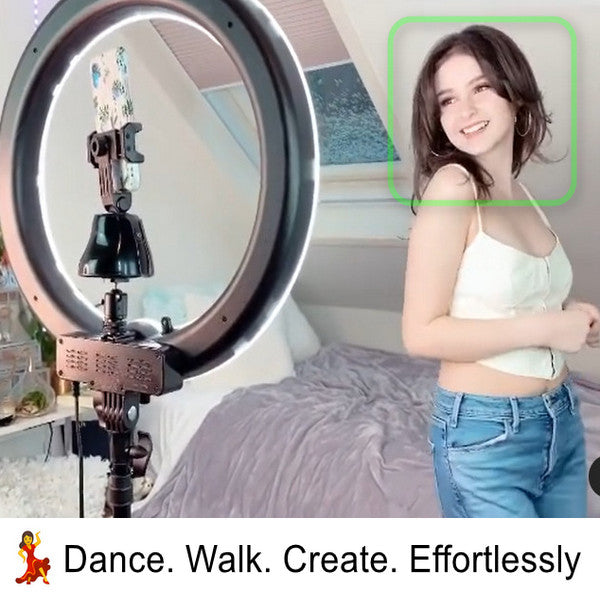 Ultra Elite 18" Ring Light w/ Auto Face Tracking | Hands-Free Content & TikTok LIVE Setup