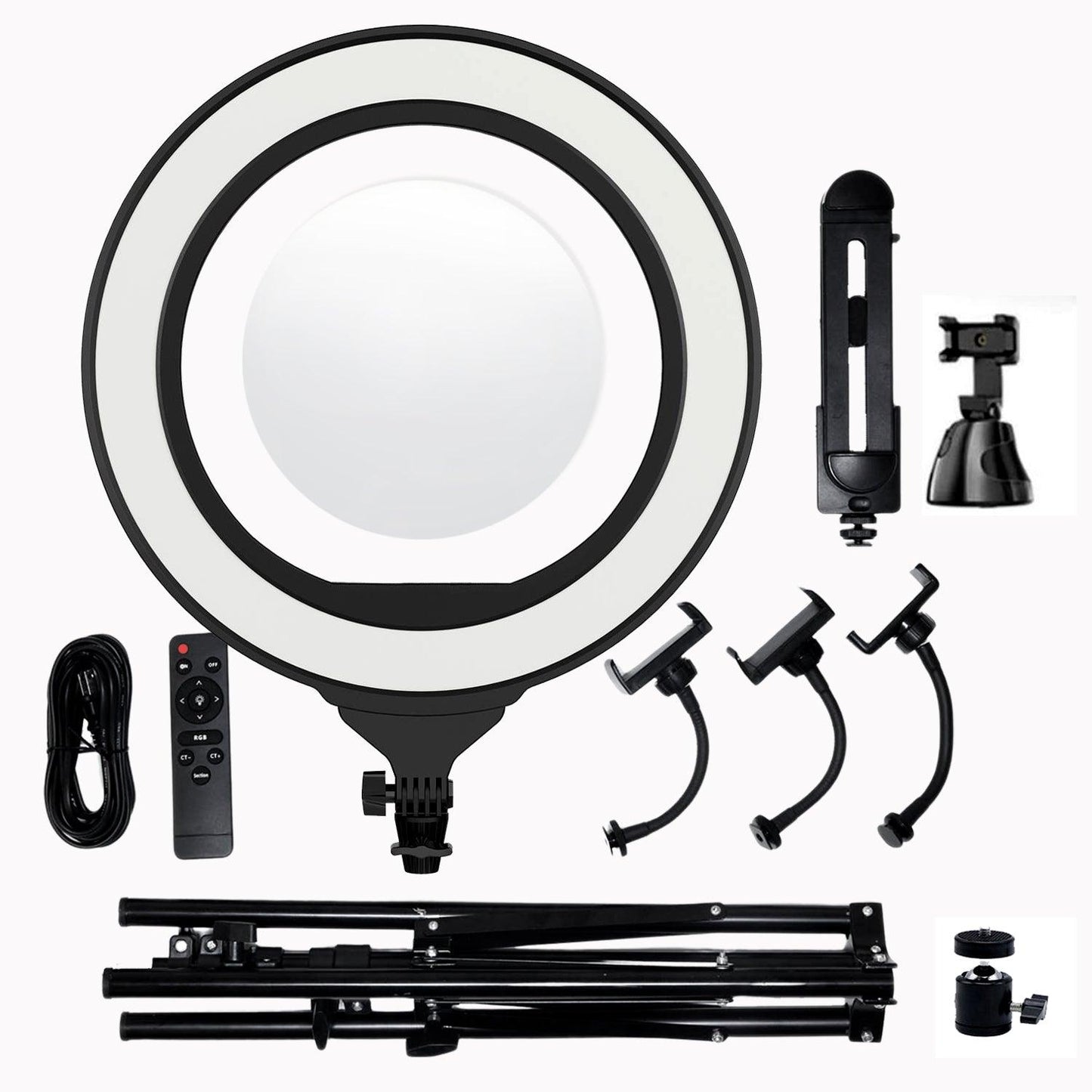 Ultra Elite 18 Ring Light Kit with Stand, iPad Mount, Face Tracker