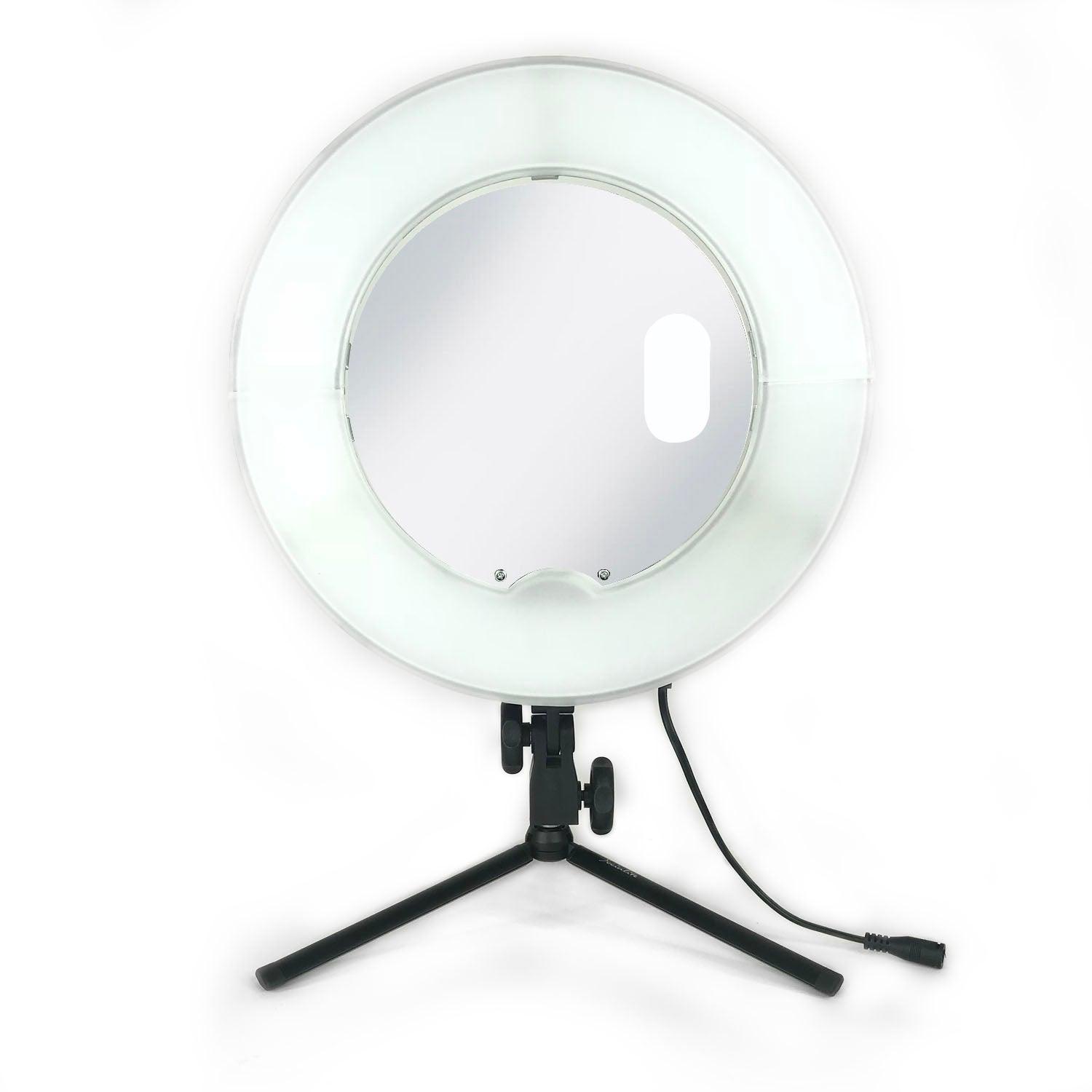 The Socialite 18-Inch iPad Tablet Ring Light with Stand and Mirror –  Socialite Lighting