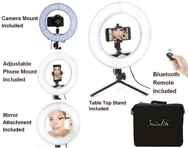 Make up Beauty Vloggers favorite tool the tabletop ring light kit