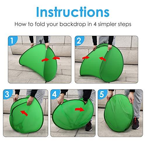 How to fold green screen in 4 steps