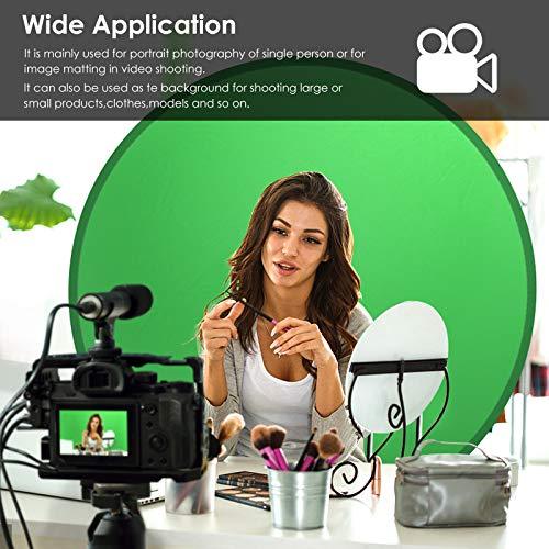 Model shooting video using green screen