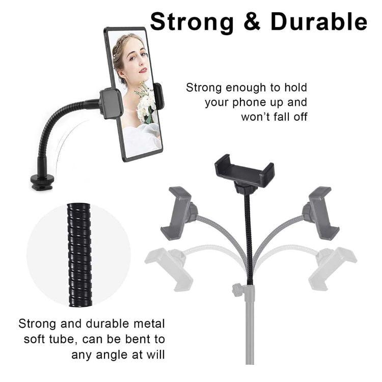 Strong and durable bendable phone holder