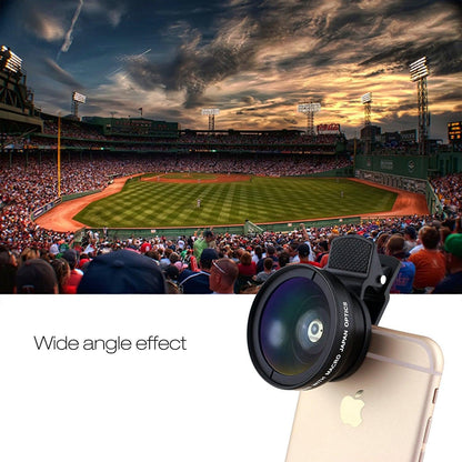 Wide angle photo of baseball stadium