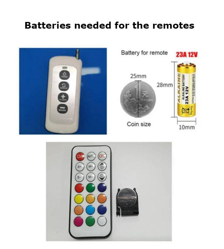 remotes do not include batteries