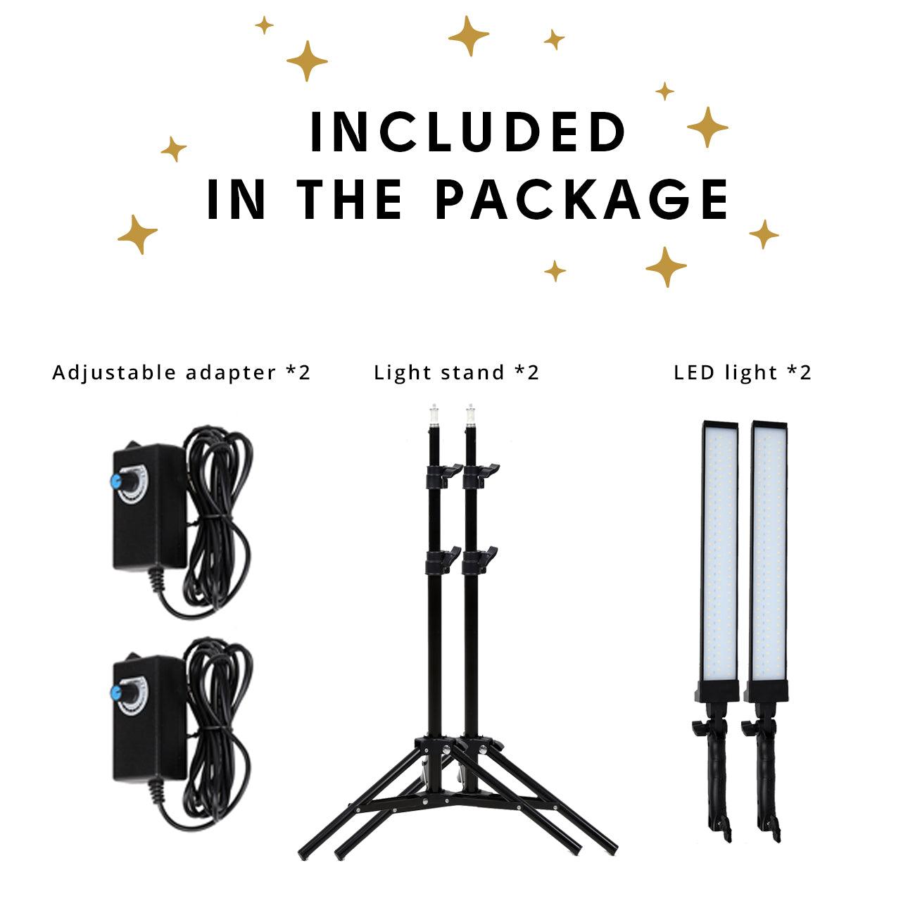 Skinny LED Lighting Kit what's included in package