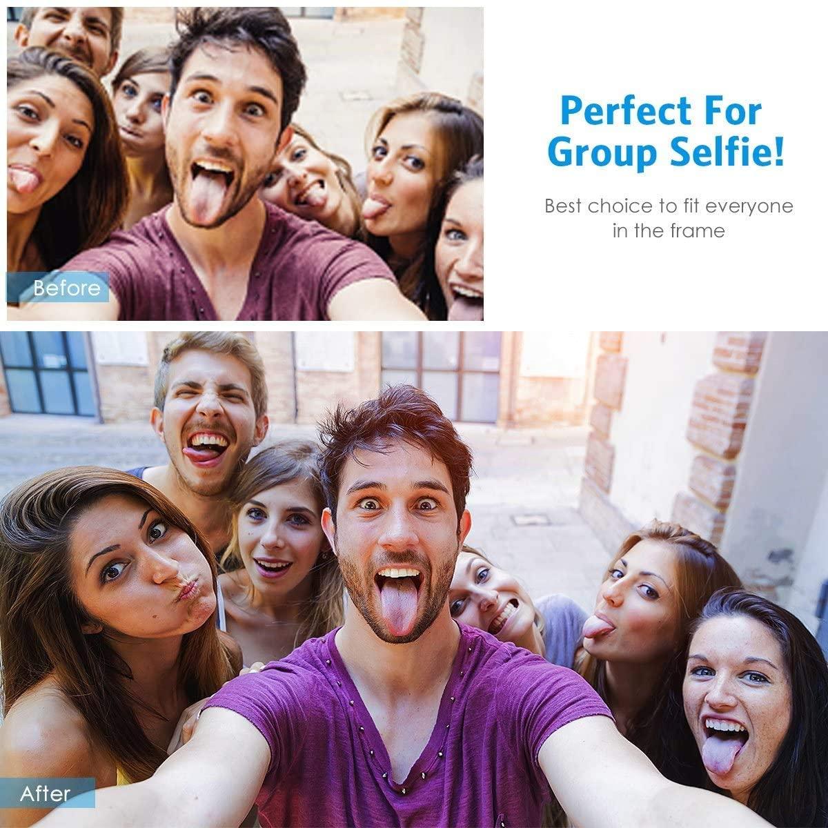 Perfect for group selfie photo