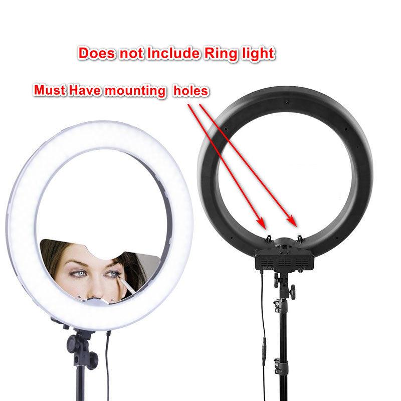 Mounting hole location on ring light