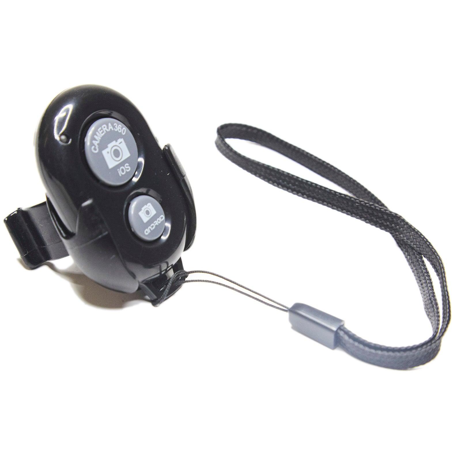 Includes Bluetooth shutter remote, mounting clip, and strap